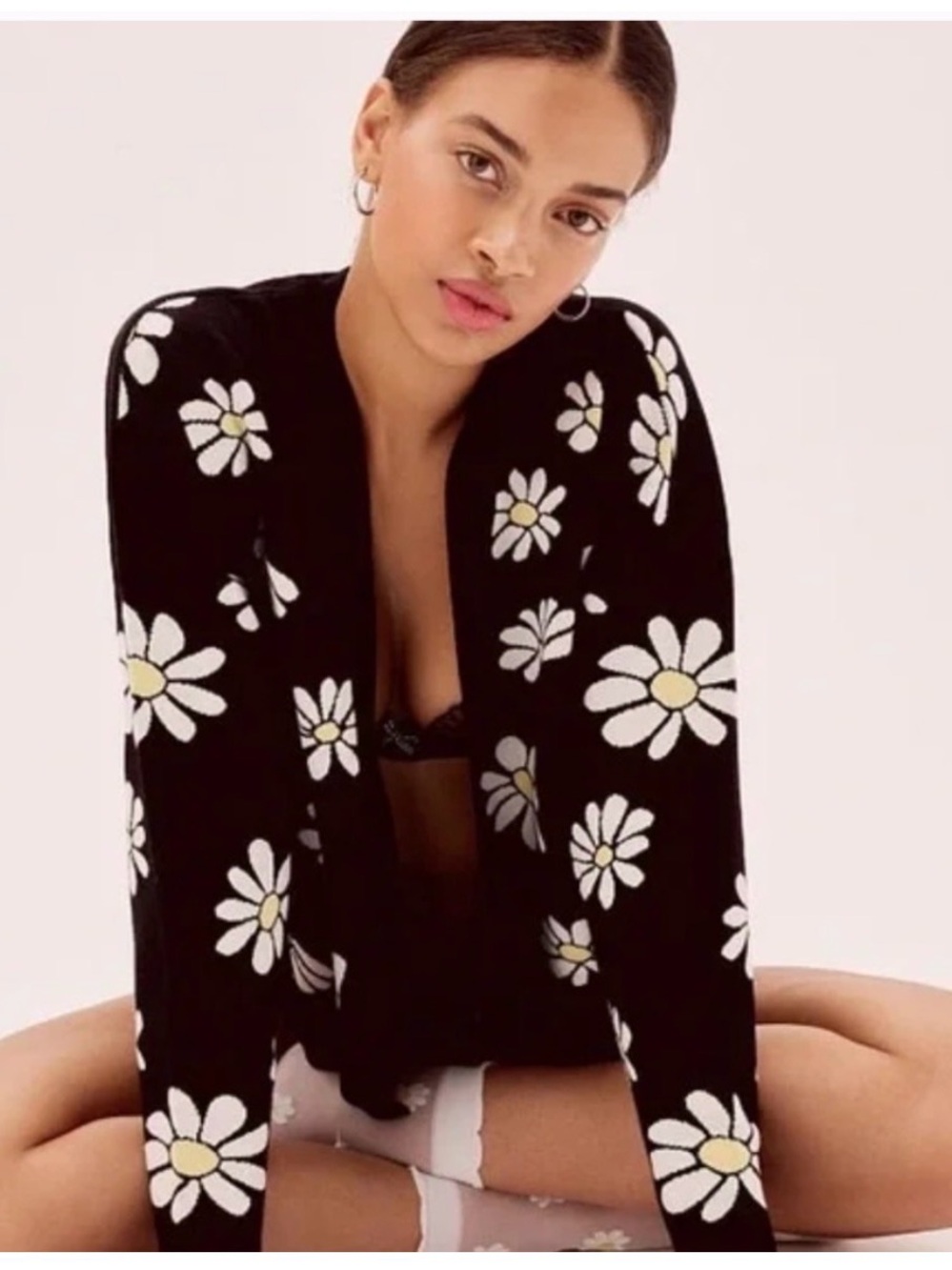 For Love & Lemons Daisy Sweater Cardigan XS